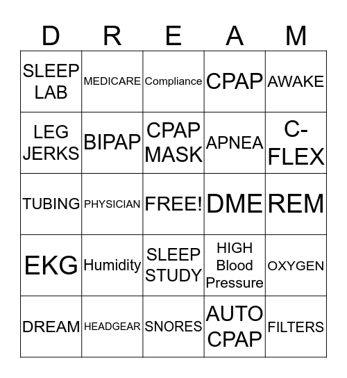 A.W.A.K.E Bingo Card