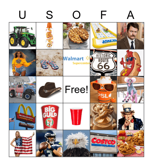 4th of July Happy Hour Bingo!! Bingo Card