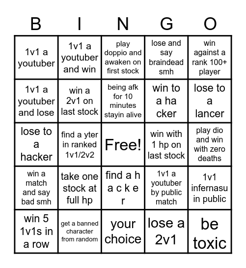 aba bingo Card