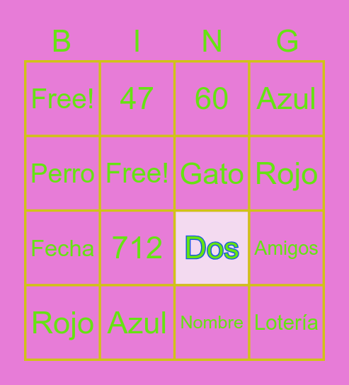 Doggos bingo Card