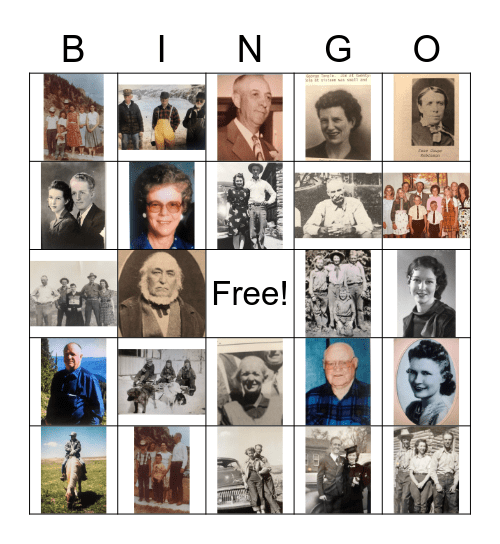 Robinson Reunion Bingo Card