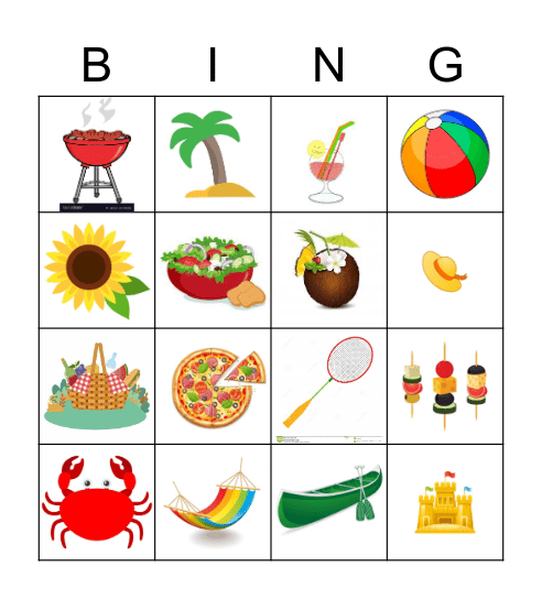 zomerbingo D2 Bingo Card