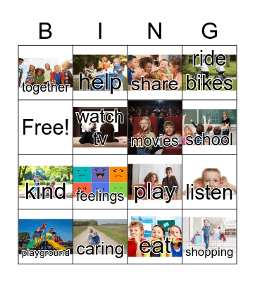 Best Friends Day Bingo Card