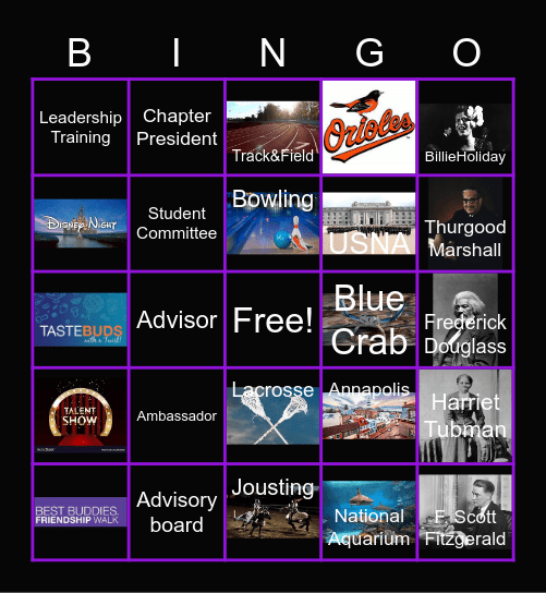 BBMD Summer Bingo Card