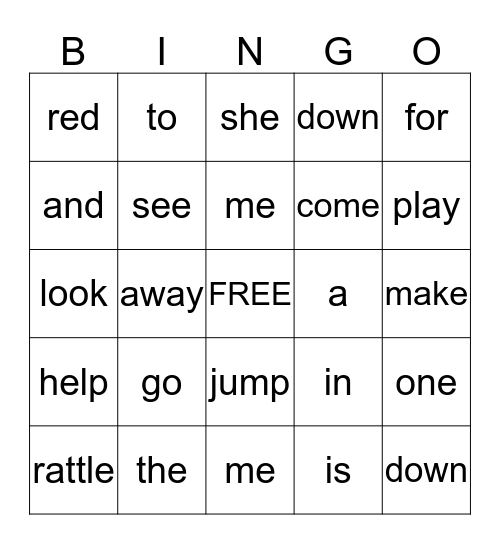 World Bingo Card