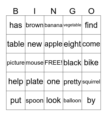 Alisha's Bingo Board Bingo Card