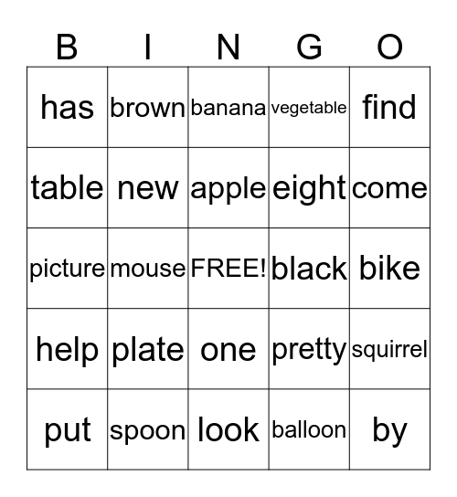 Alisha's Bingo Board Bingo Card