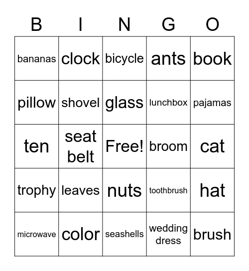 what Bingo Card