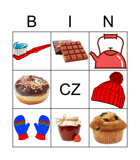 Bingo CZ Bingo Card