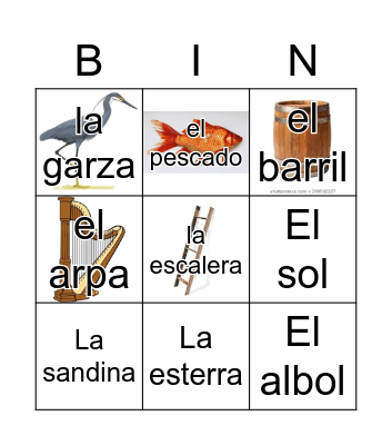 Loteria Mi Pueblito Bingo Card