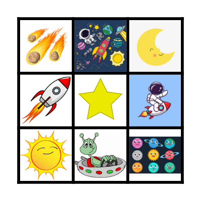 Space Bingo! Bingo Card