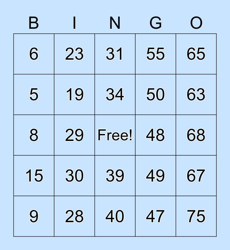 JUNE BONUS! Round 3 Bingo Card