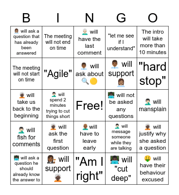 Test Bingo Card