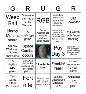 Terrafloppy disk drivers need to be re-inserted into the blu-ray bay Bingo Card