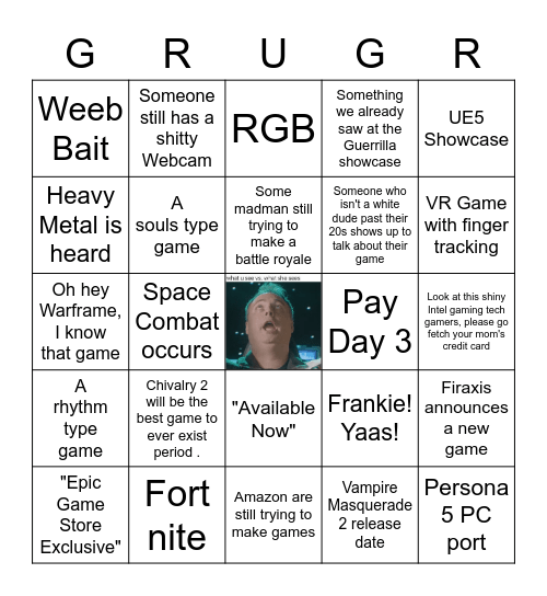 Terrafloppy disk drivers need to be re-inserted into the blu-ray bay Bingo Card