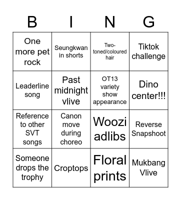 Ready To Love? Bingo Card