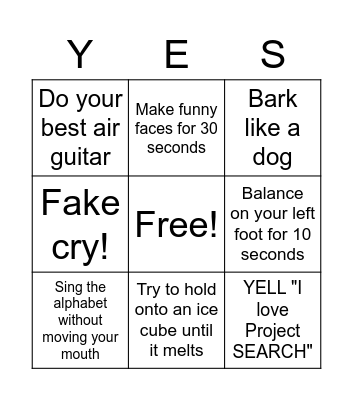 Park Alumni BINGO Card