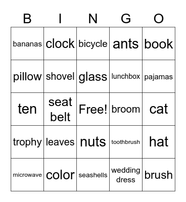 what Bingo Card