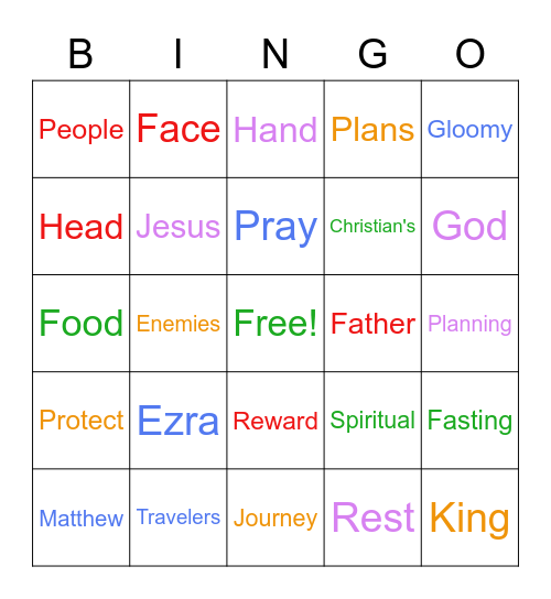June 13, 2021 Bingo Card