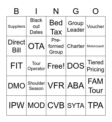 LINGO BINGO Card