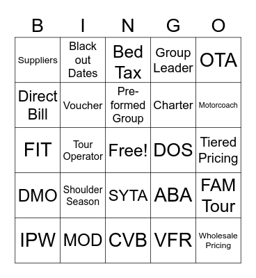 LINGO BINGO Card