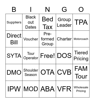 LINGO BINGO Card