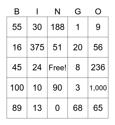 Last Day of School- Room 36! Bingo Card