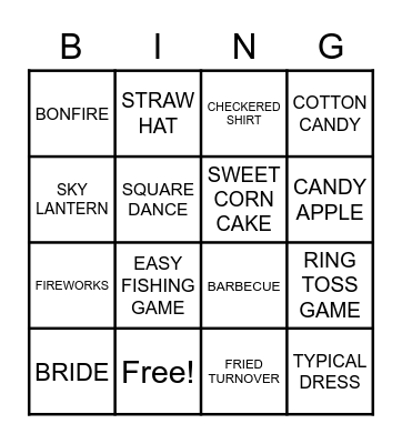JUNE ´S PARTY CNA Bingo Card