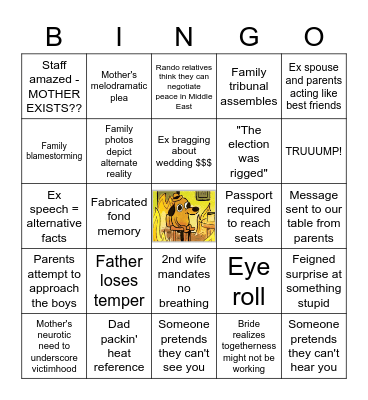 KP Bingo Card