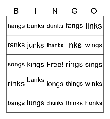 Welded Sounds Bingo Card