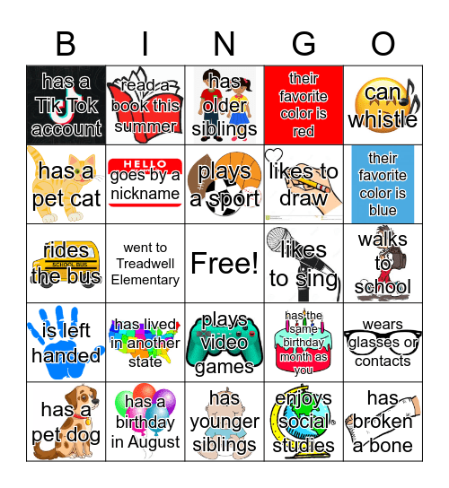 Find Someone Who... Bingo Card