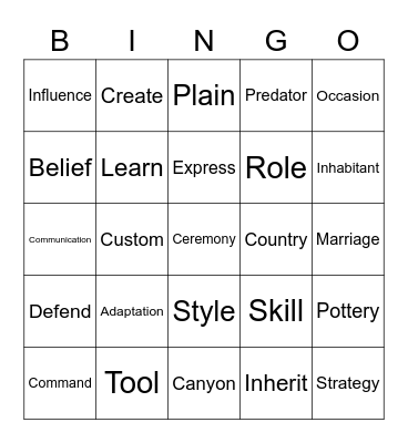 End of the Year Bingo- Reach 4 Bingo Card