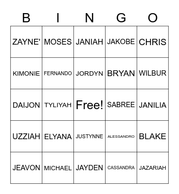 LMS summer Bingo Card