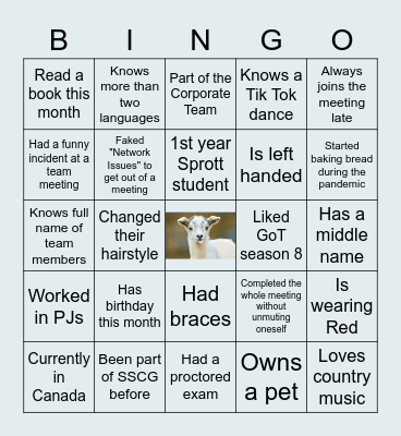 Random Bingo Card