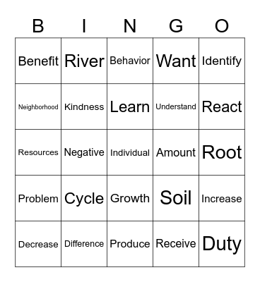 End of the Year Bingo- REACH 3 Bingo Card