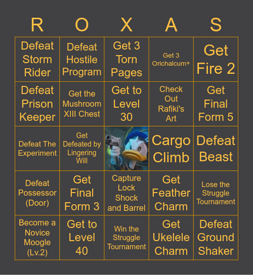 KH2FM Rando Bingo Card