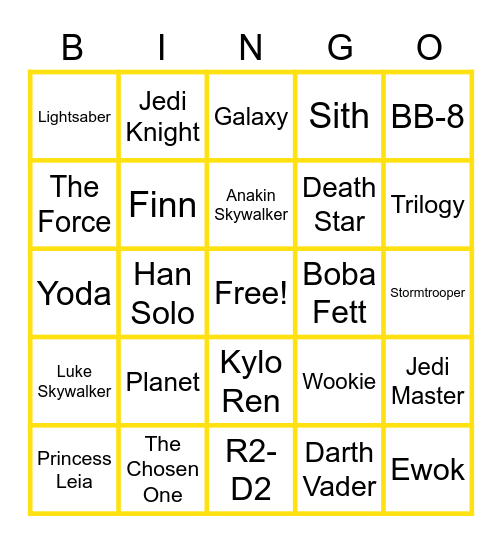 Bingo you will play Bingo Card