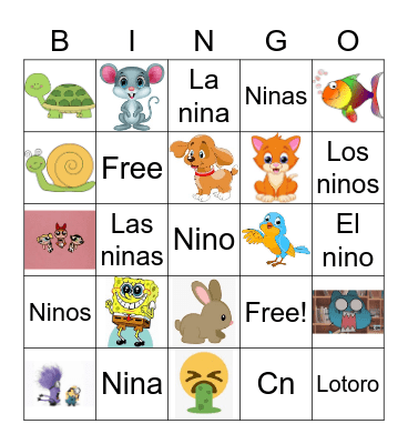 FELLINGS AND EMOTIONS Bingo Card