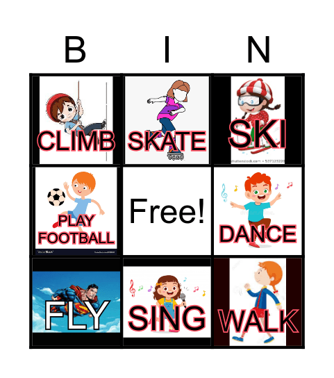 Can You Skate? Bingo Card