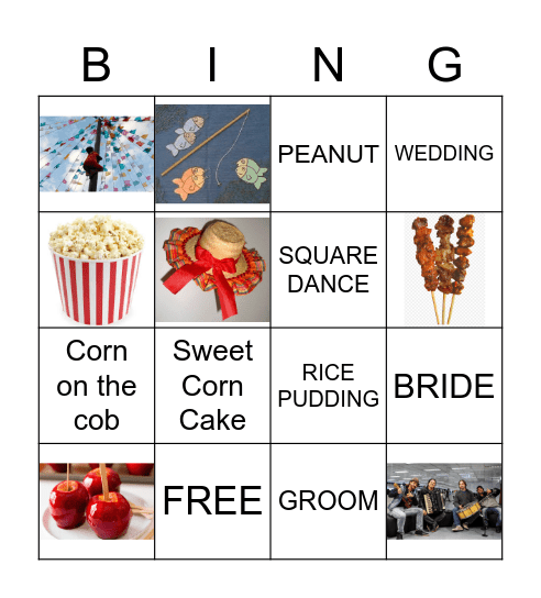 June Party Bingo Card