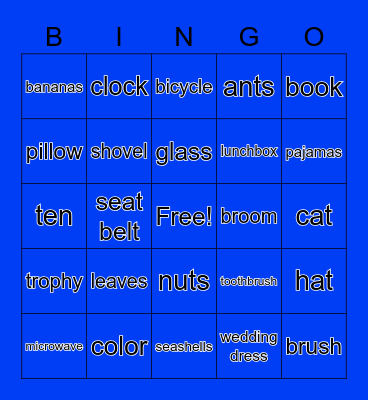 what Bingo Card