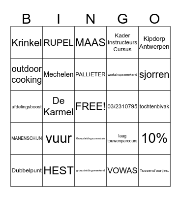 **EsBingo** Bingo Card