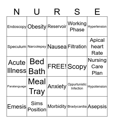 FUNdamentals Review Bingo Card