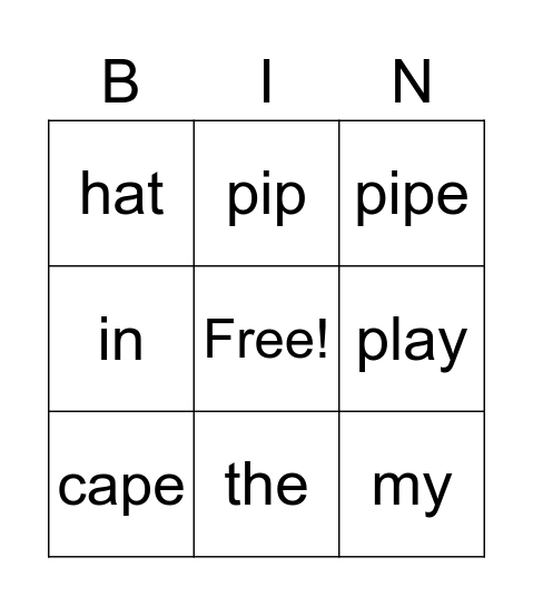 SS4 Achievement Ceremony Bingo Card