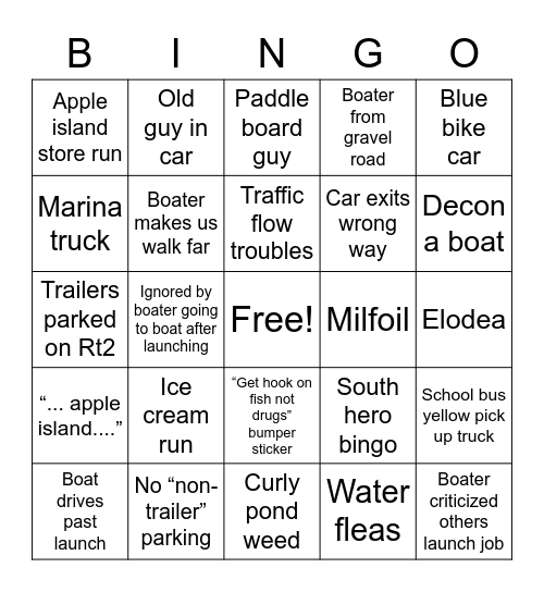 South hero launch bingo Card