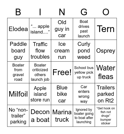 South hero bingo Card