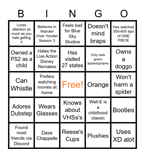 How Similar Are You To Sponeg Zemenar? Bingo Card