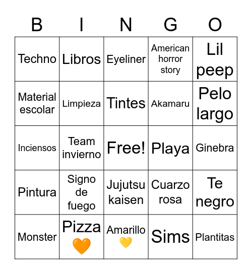 Nusa Bingo Card