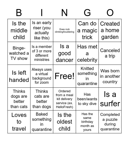 Educator Appreciation Picnic Bingo Card