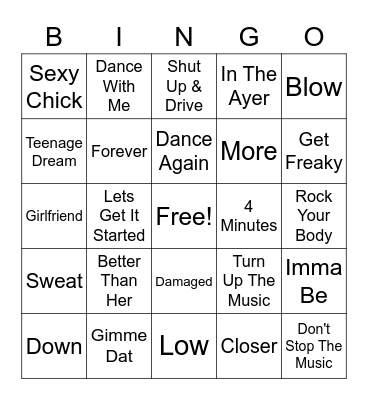 Tavern Cover All Bingo Card